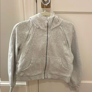 Lululemon scuba Gray Zip-Up Hoodie